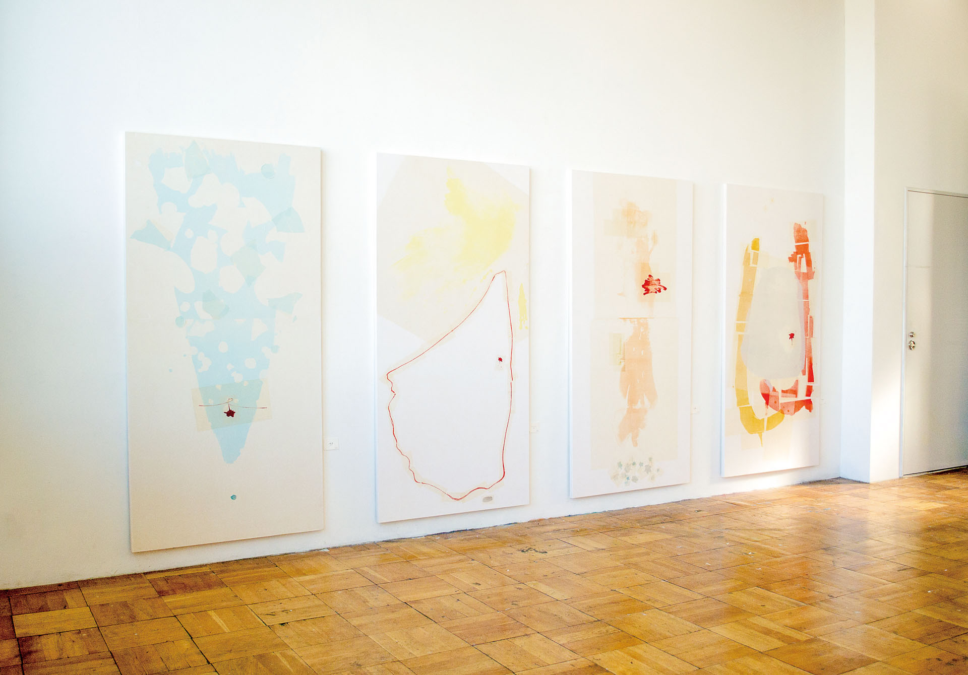 「We have met before」展示風景（一部）／2017年／リトグラフ
